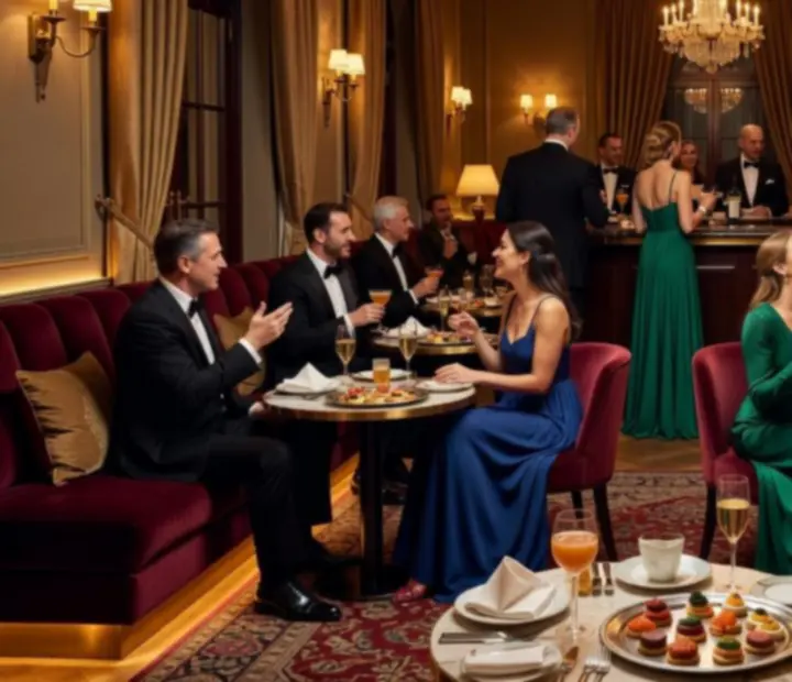 Collage of past supper club events, card nights, and private gatherings